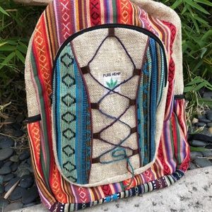 Hemp backpack 100% pure nepal